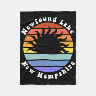 Newfound Lake New Hampshire Sunrise Family Vacatio Fleece Blanket