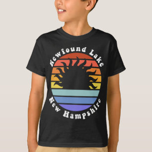 Newfound Lake New Hampshire Sunrise Family Vacatio T-Shirt