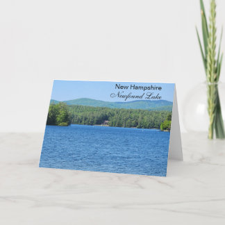 Newfound lake NH card