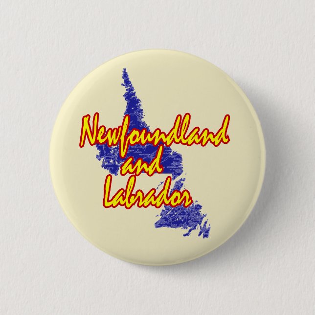 Newfoundland and Labrador Button (Front)