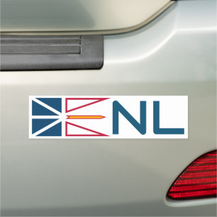 Newfoundland and Labrador flag Car Magnet