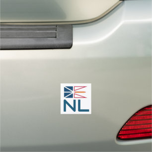 Newfoundland and Labrador flag Car Magnet