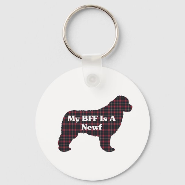 Newfoundland BFF Gifts Keychain (Front)