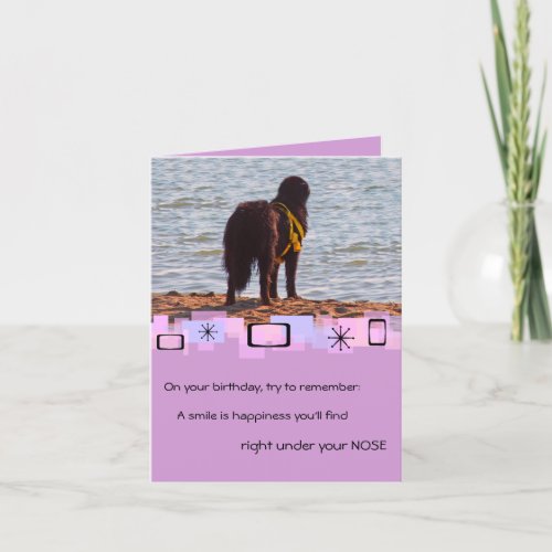 Newfoundland Birthday Greeting Card