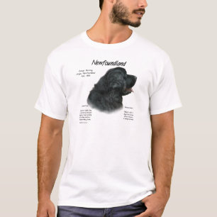 Newfoundland (Black) History Design T-Shirt