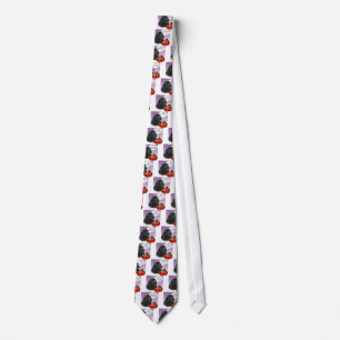 Newfoundland (blk) Halloween Candy Tie