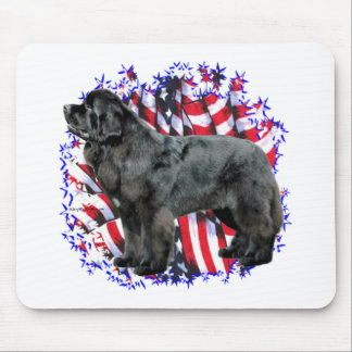 Newfoundland (blk) Patriot Mouse Pad