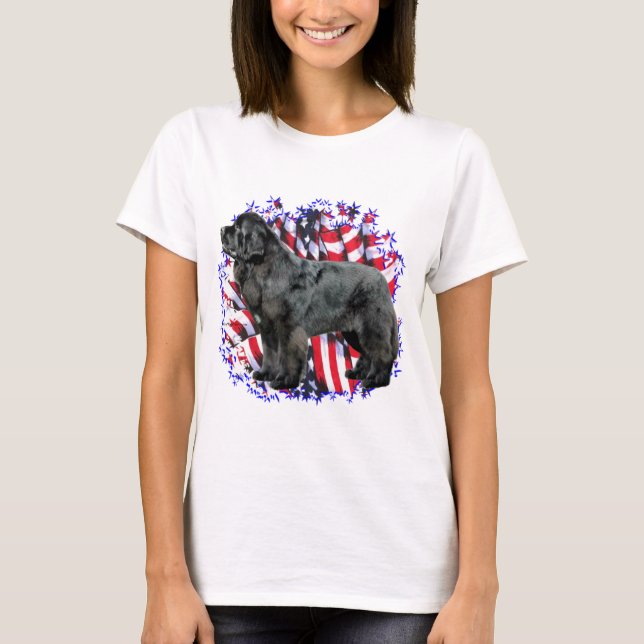 Newfoundland (blk) Patriot T-Shirt (Front)