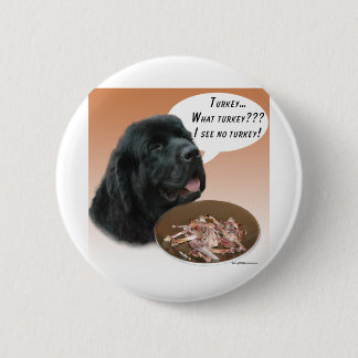Newfoundland (blk) Turkey Pinback Button
