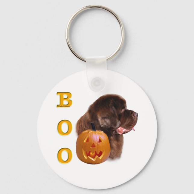 Newfoundland (brown) Boo Keychain (Front)