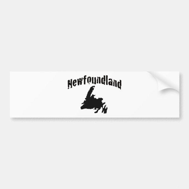 Newfoundland Bumper Sticker (Front)