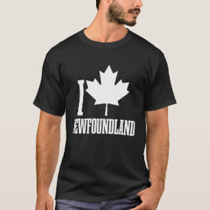 Newfoundland Canada Maple Leaf Red Canadian Flag P T-Shirt