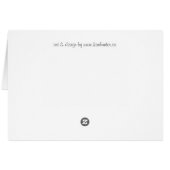 Newfoundland Card Custom Newfoundland Dog Card (Back Horizontal)