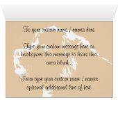 Newfoundland Card Custom Newfoundland Dog Card (Inside Horizontal (Bottom))