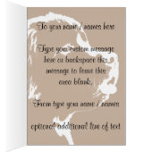 Newfoundland Card Custom Newfoundland Dog Card (Inside (Right))