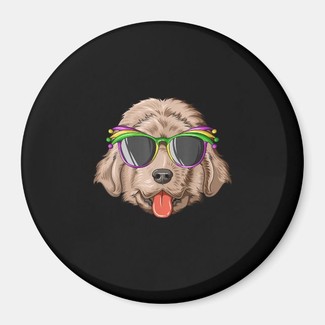 Newfoundland carnival mask | newfoundland gift magnet (Front)