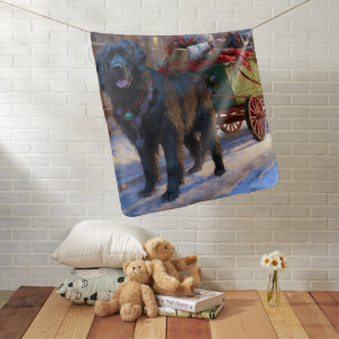 Newfoundland Christmas Festive Season Baby Blanket