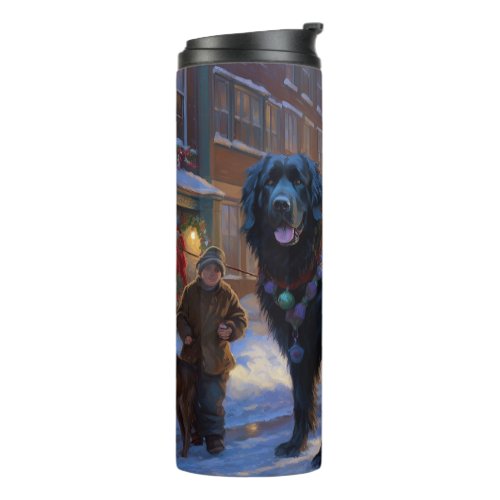 Newfoundland Christmas Festive Season Thermal Tumbler