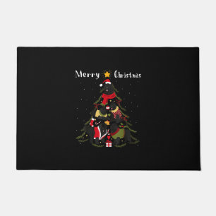 Newfoundland Christmas Tree Xmas Dog Lover Doormat