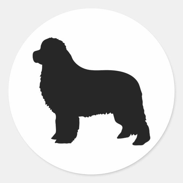 Newfoundland Classic Round Sticker (Front)