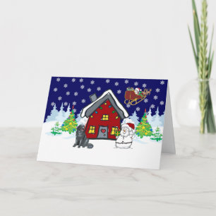 Newfoundland Country Christmas Holiday Card