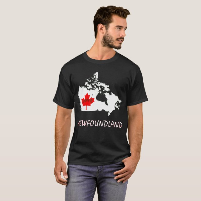 Newfoundland Customize  Canada Province T-Shirt (Front Full)