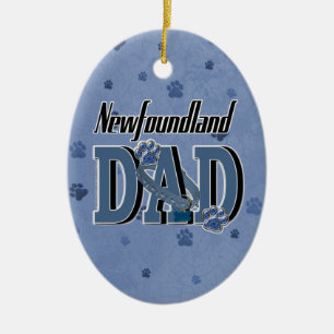 Newfoundland DAD Ceramic Ornament