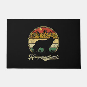 Newfoundland design   funny gift for dog lover doormat