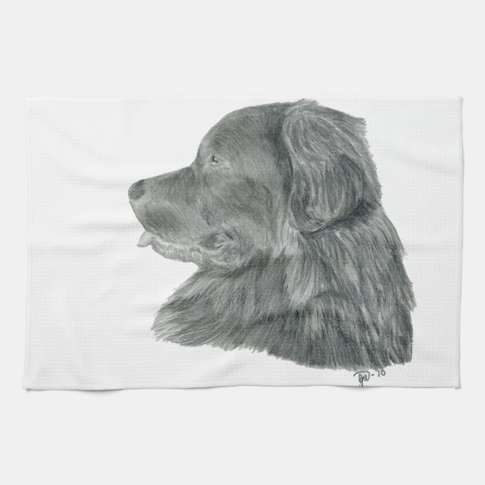 Newfoundland Dog 32 Towel