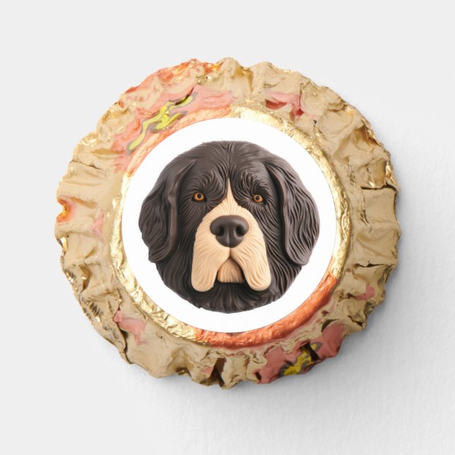 Newfoundland Dog 3D Inspired Reese's Peanut Butter Cups (Front)