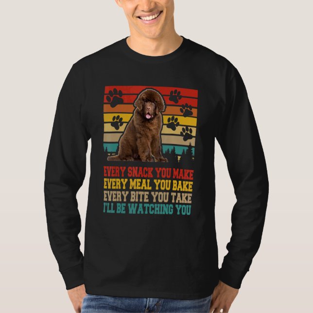 Newfoundland Dog  Activities Matching Dog T-Shirt (Front)
