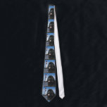 Newfoundland Dog And Lighthouse Necktie<br><div class="desc">for a newfy lover,  or for a lighthouse lover,  here is a necktie that is unique and original,  another awesome design from dogdaze</div>