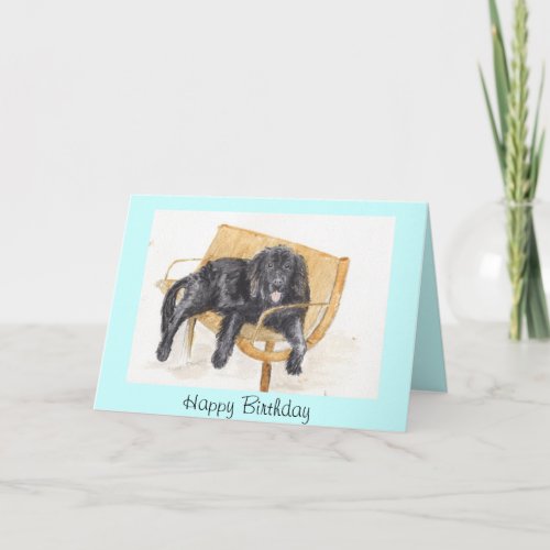 Newfoundland Dog Birthday Card