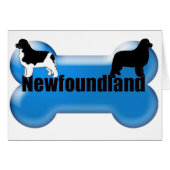Newfoundland Dog bone (Front Horizontal)