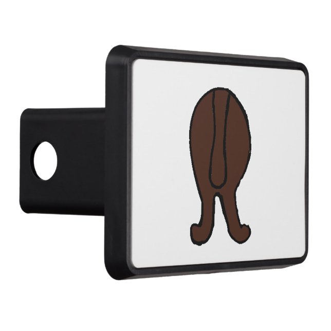 newfoundland dog brown hiney hitch cover (Right)