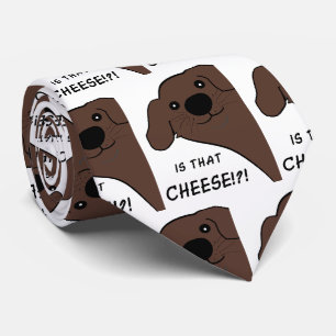 Newfoundland Dog Brown Is That Cheese Neck Tie