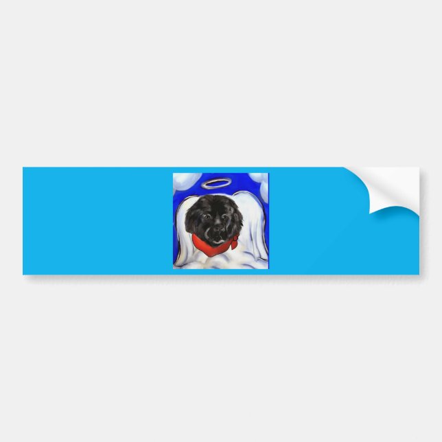 Newfoundland Dog Bumper Sticker (Front)