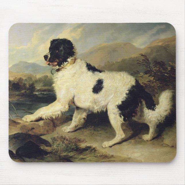 Newfoundland Dog Called Lion, 1824 (oil on canvas) Mouse Pad (Front)