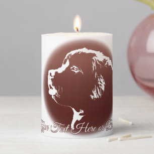 Newfoundland Dog Candles Personalized Dog Candles