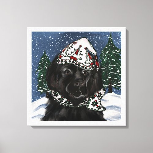 Newfoundland Dog    Canvas Print