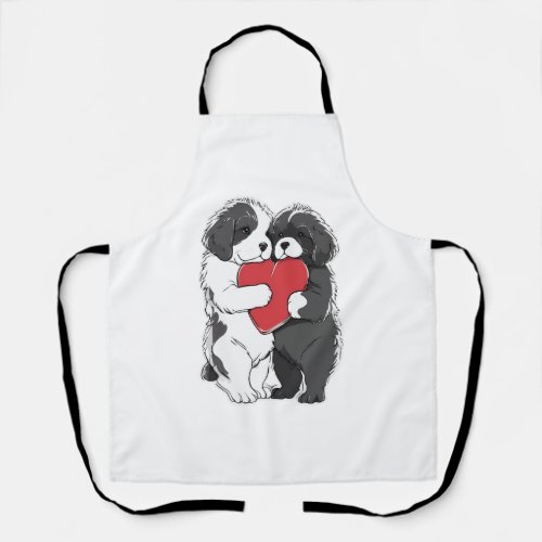 newfoundland dog Classic T_Shirt Apron