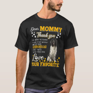 Newfoundland Dog Dear Mommy Thank You For Being My T-Shirt