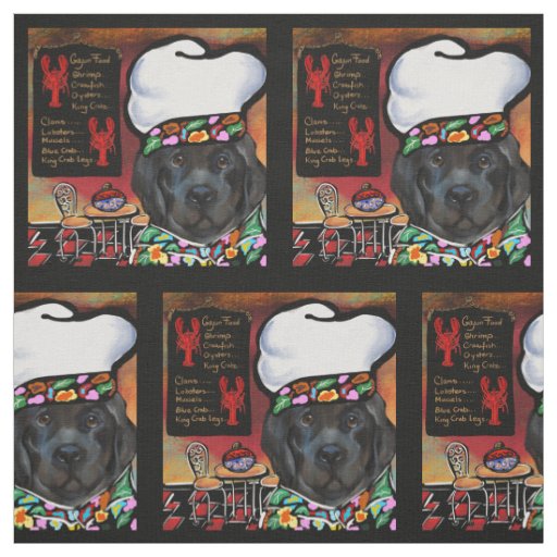 Newfoundland Dog Fabric