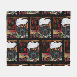 Newfoundland Dog Fleece Blanket