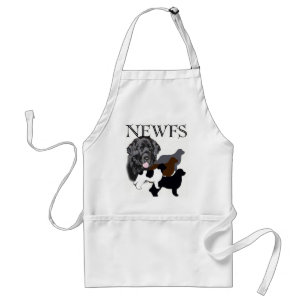 Newfoundland dog four colors adult apron