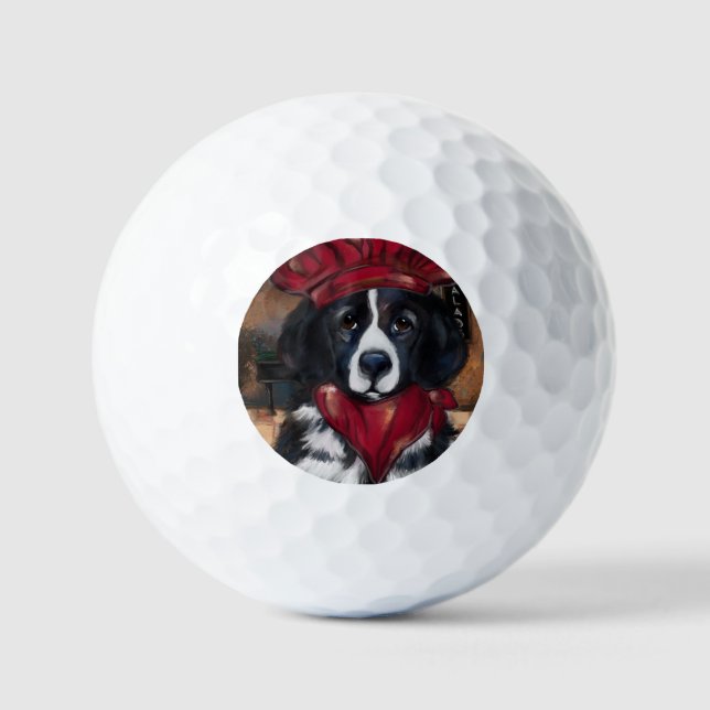 Newfoundland Dog         Golf Balls (Front)