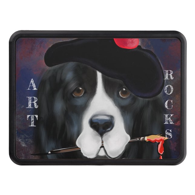 Newfoundland Dog Hitch Cover (Front)