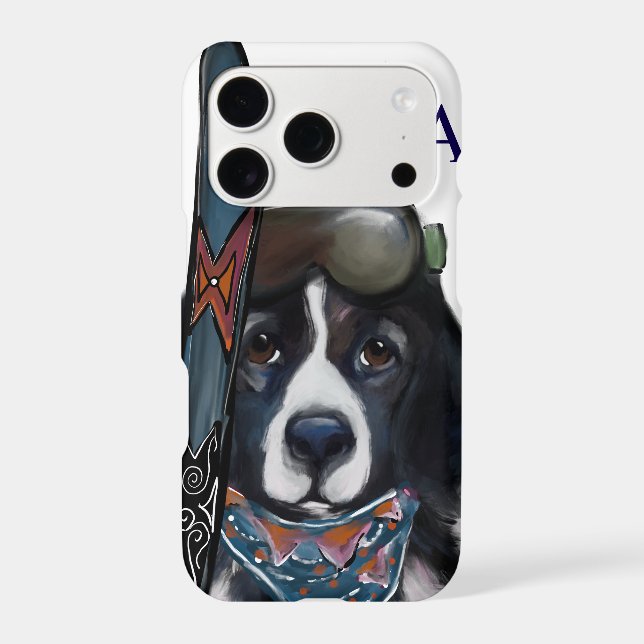 NEWFOUNDLAND DOG  IPHONE CASE (Back)