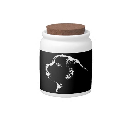 Newfoundland Dog Jar Candy Jar Personalized Gifts