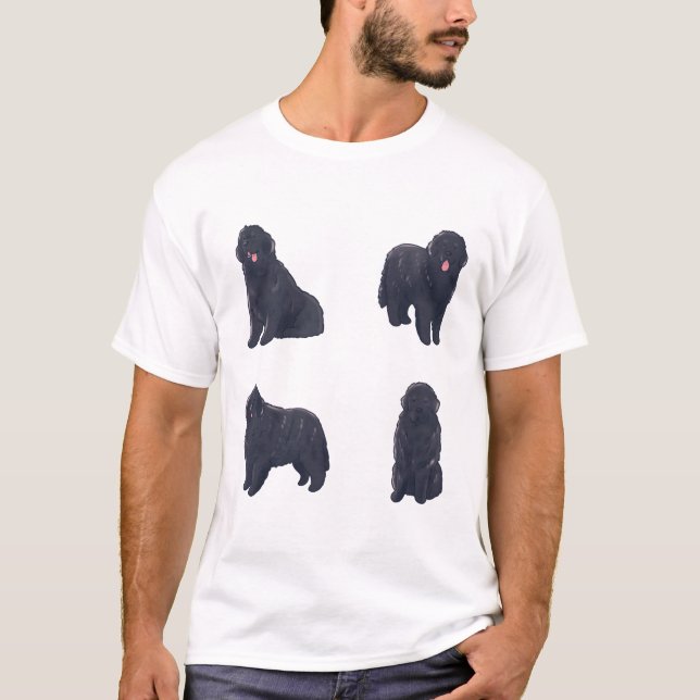 Newfoundland dog Magic T-Shirt (Front)